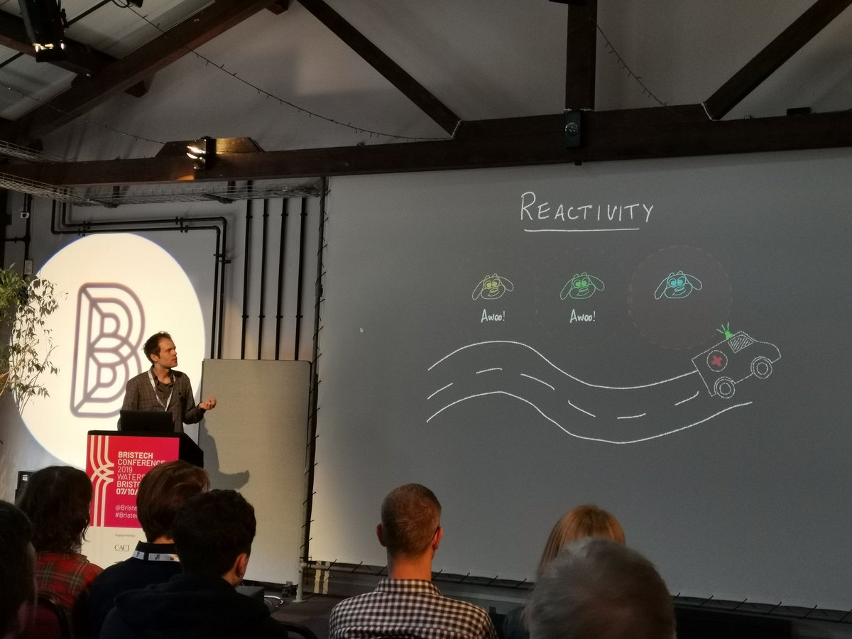 cjsmithie's tweet photo. @sveltejs isn't a runtime component, it's a compiler. Learning by analogy at @bristech about how its reactivity is implemented https://t.co/YWjJJGIPHf