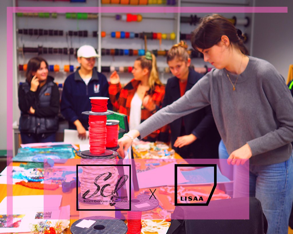 [Partenariat LISAA] La SCF & L'Institut LISAA de Nantes réitèrent leur collab' ! Cette semaine, les étudiants étaient de visite dans notre entreprise pour préparer leurs projets. Leur mission? Créer des vêtements, accessoires ou objets avec nos produits. #scf #lisaanantes
