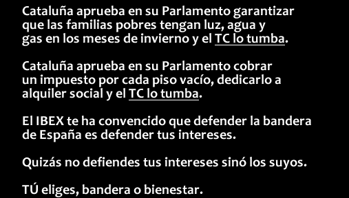 NeoCat2014's tweet photo. #TsunamiDemocratic
#SpainIsAFascistState
#SentenciaDelProces
#ThisIsTheRealSpain
#NiOblitNiPerdó
#laforcadelagent
#Femxarxa
#LlibertatPresosPolíticsiexiliats
#FelizJueves
#GHVIP7N
#MCCelebrity
#AndaLevantaJ7 https://t.co/TOPAkk8nJe