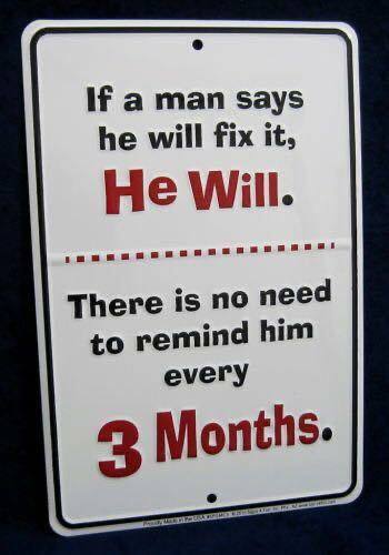 Who's husband would agree with this?