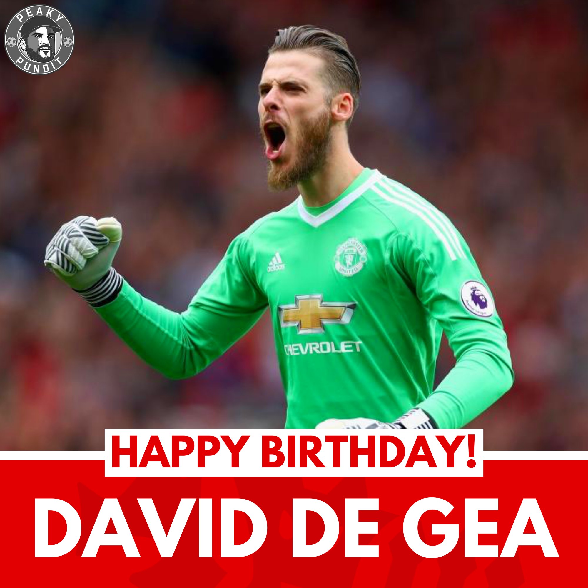 Happy Birthday to our number 1, David De Gea  . Save some cake for me (pardon the pun!) 