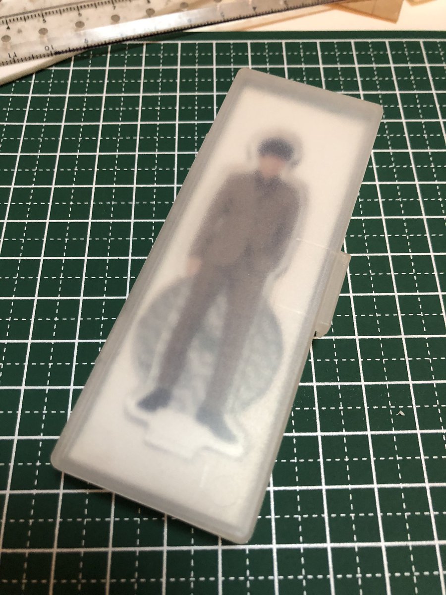 ずなりん ご当地アクスタ一体持ち歩くのにナイスサイズなのは無印の絆創膏ケース 1円 でした