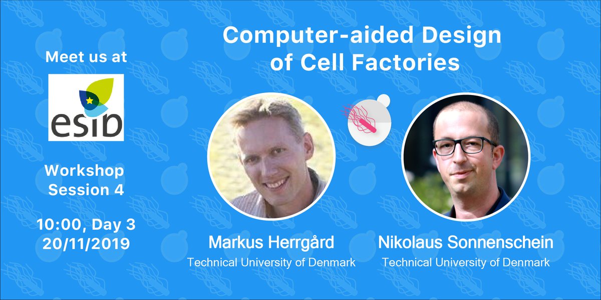DD-DeCaF (@dddecaf) on Twitter photo How can cutting edge software tools help you in developing your next cell factory? At ESIB 2019, @phantomas1234 and <a href="/mherrgar/">Markus Herrgard</a> will show us how to use omics data and modeling to identify bottlenecks and suggest new design strategies in cell factory development. #esib2019 #dddecaf How can cutting edge software tools help you in developing your next cell factory? At ESIB 2019, @phantomas1234 and <a href="/mherrgar/">Markus Herrgard</a> will show us how to use omics data and modeling to identify bottlenecks and suggest new design strategies in cell factory development. #esib2019 #dddecaf