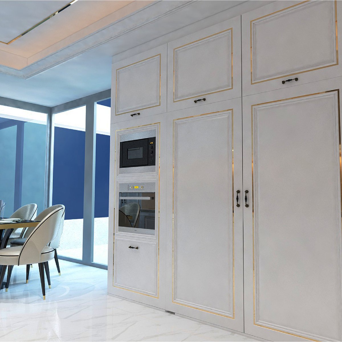 Konut projemiz - Ankara - Kitchen / Mutfak
#ankara #dekorasyonfikirleri #mobilya #tasarım #ev #interiorarchitecture #icmimari #dekorasyon #white #chair #kitchendesign #mutfakdekorasyonu instagram.com/p/B4jg0r5Amcg/…