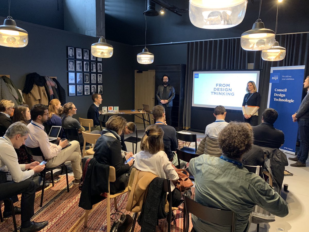 Niji_Digital's tweet image. [Matinale #DesignFeeling #Lyon] c’est parti ce matin MobHôtel #Confluence pour partager notre nouvelle méthodologie liée au design des émotions avec @yvcorbeilpro et @matthieu_lerat