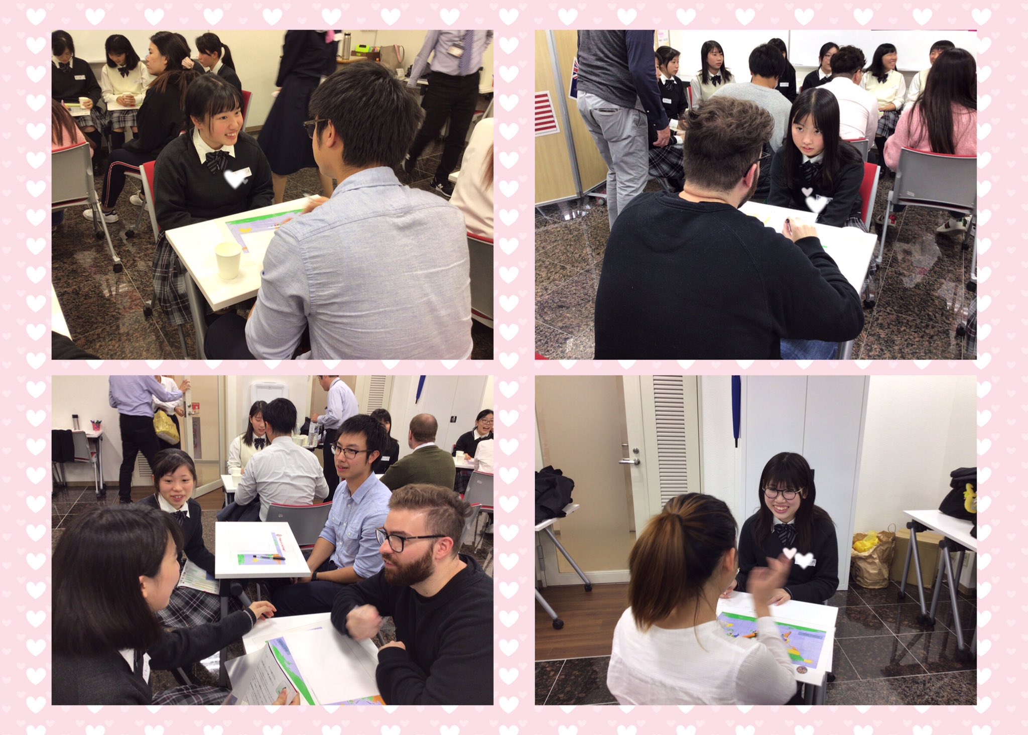 大阪国際滝井高校 国際科 入国審査の練習の後はホームステイ体験と 留学生との英会話練習です 皆一生懸命英語 を話し 英会話を楽しんでいました ホームステイ 英会話 T Co Xg4a43gvgb Twitter