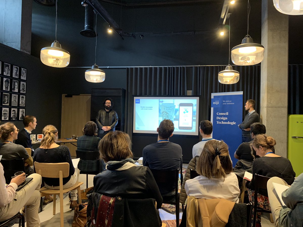 Niji_Digital's tweet image. [Matinale #DesignFeeling #Lyon] « L’autre peut oublier ce que vous dites, ce que vous faites mais jamais ce que vous générez émotionnellement » L’expérience émotionnelle laisse une empreinte mémorielle que les marques doivent s’approprier ! @yvcorbeilpro @matthieu_lerat