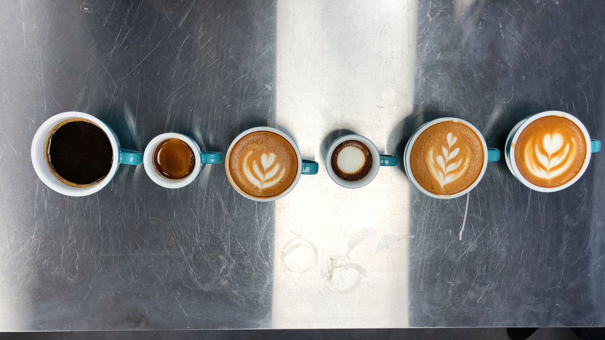 WellGroundedHQ's tweet image. Thanks, we&apos;ll take them all. 😴 Coffee beauties by @OZONECOFFEEUK&apos;s head trainer, Anson, from training a few weeks back. 

#ThursdayVibes #CaffeineNeeded #CoffeeMenu #Sleepy #Ozone
