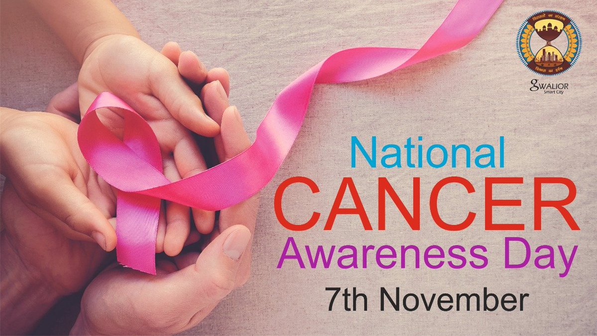 Yes! Cancer is Curable If detected and treated
early. Let's spread awareness today on
National Cancer Awareness Day
#CancerAwareness
#CancerIsNotTheEnd
#GwaliorSmartCity