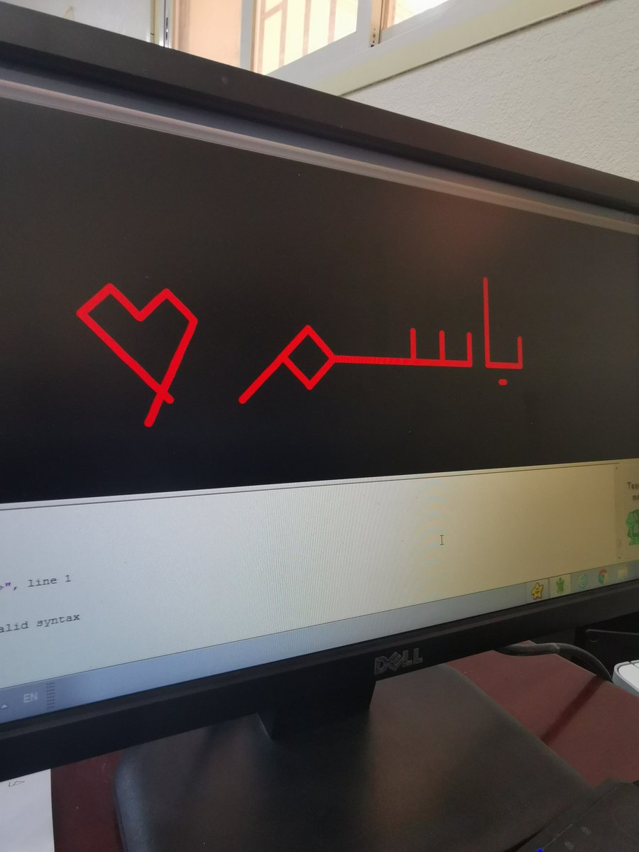 b_m_alenzi's tweet image. إبداع بعض الطلاب في كتابة الأسماء في برنامج #PythonTurtle
@hasebtabuk
@MissHasoba
