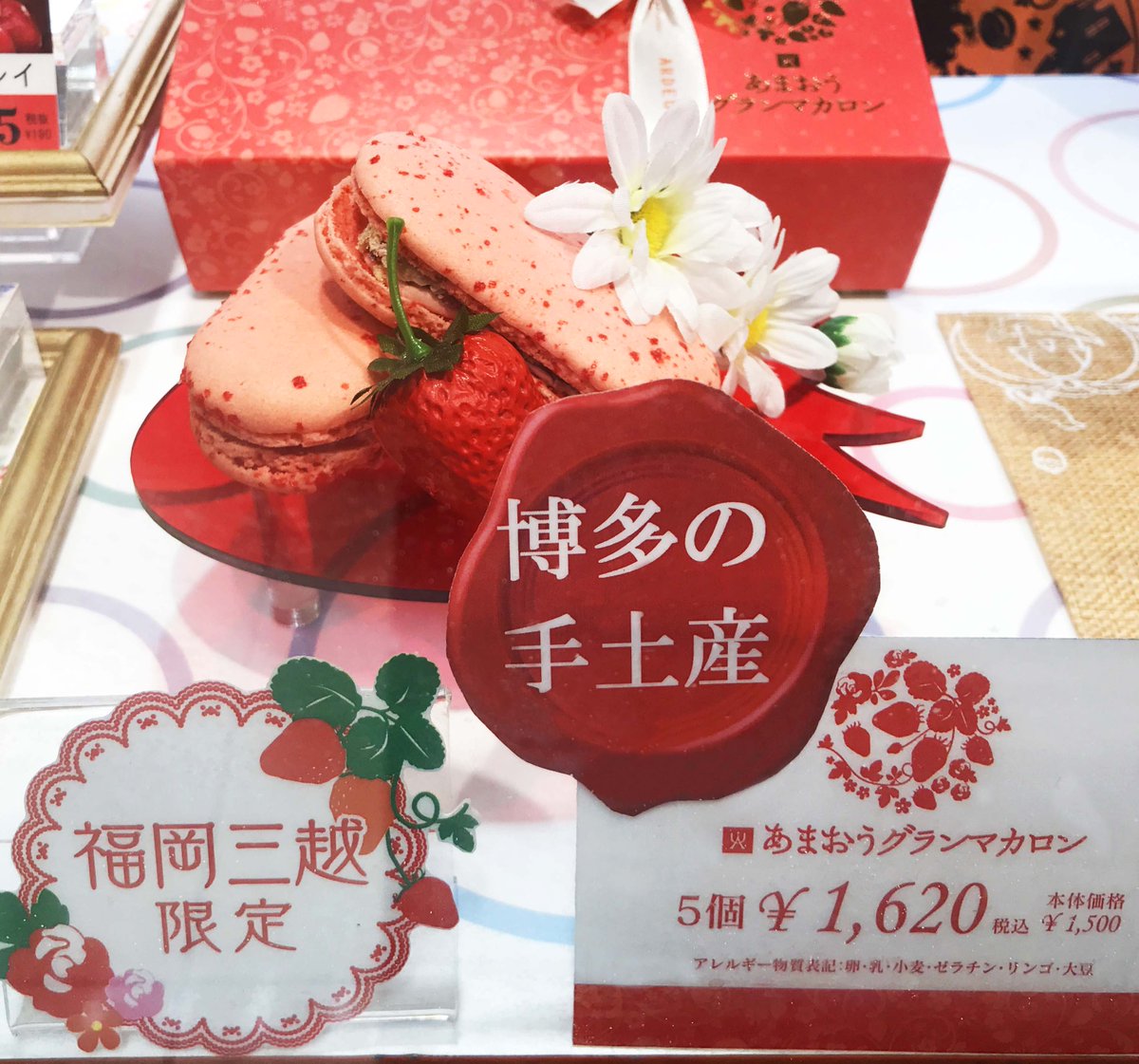 福岡三越 公式 なんだかキュンキュンする スイーツ 私にとっては大人になってから知った マカロン の美味しさ カラフルでかわいい アルデュール のマカロンは 見ているだけでも幸せな気分に浸れます それぞれの素材の風味を楽しめるのも魅力