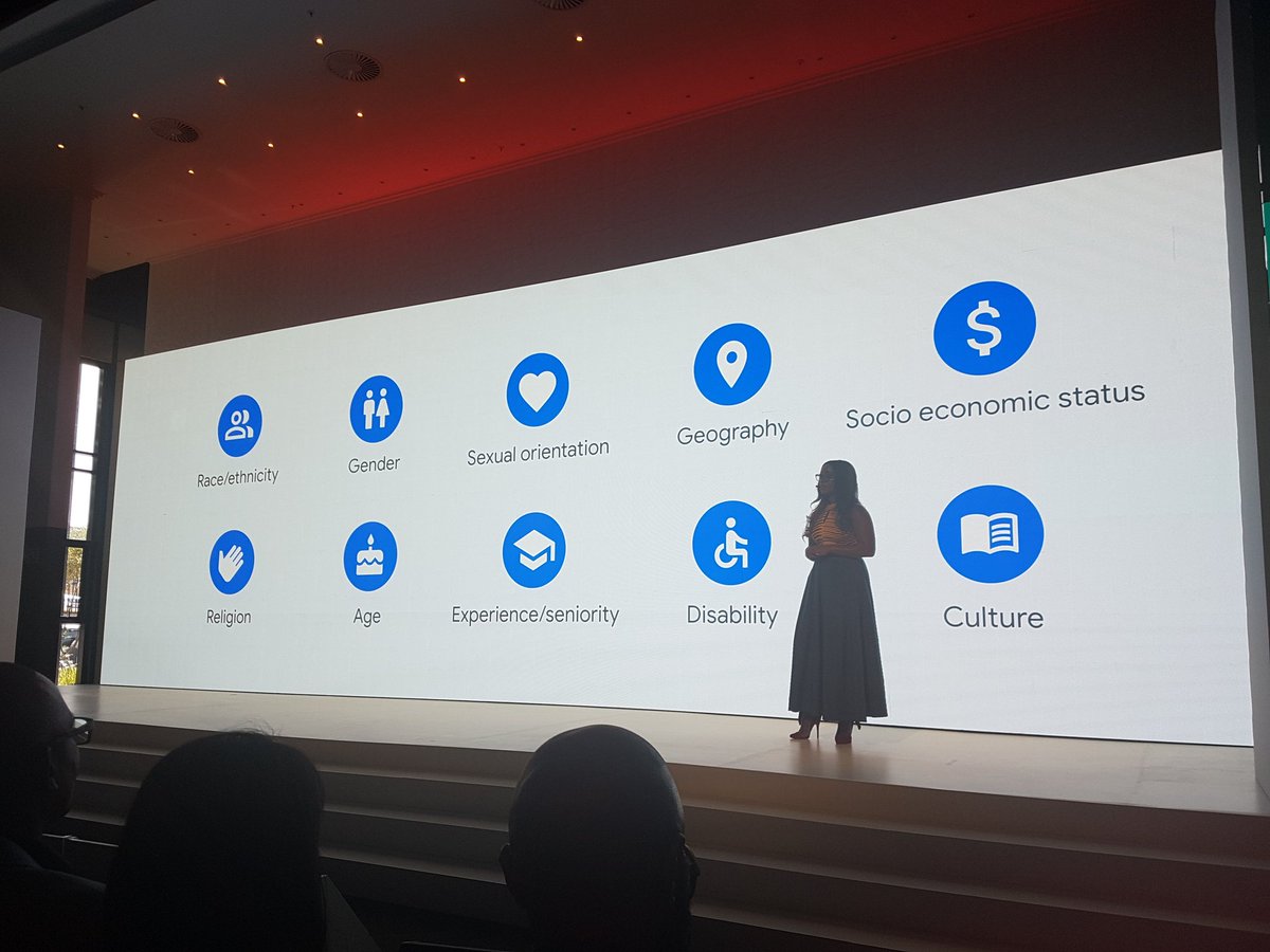 Google believes in building for everyone by everyone; that means consulting with the end users to ensure that the products are inclusive and not unconsciously biased. #ProductInclusion #GoogleforSouthAfrica