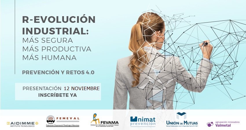 El próximo 12 de noviembre nos vemos en "R-Evolución Industrial: Tecnologías emergentes, 🤔 ¿qué está por venir?" Info e inscripciones: femeval.es/Jornadas/detal…

Con <a href="/uniondemutuas/">Unión de Mutuas</a>, <a href="/AIDIMME/">AIDIMME</a>, <a href="/ClusterValmetal/">AEI Valmetal</a>, Fevama y Unimat

en <a href="/FEMEVALes/">FEMEVAL</a>