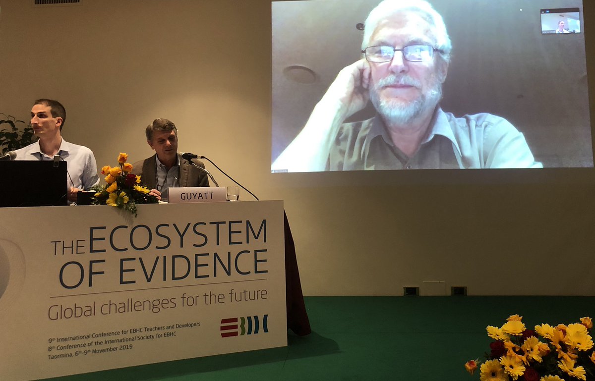 Prof Paul Glazious gives amazing talk on research waste at the #EBHC2019 meeting m. More than 100 billion dollars of money wasted every year due to low quality methods, non-publication and unusable reports. Highlights that also funders have key role in solving this huge problem.