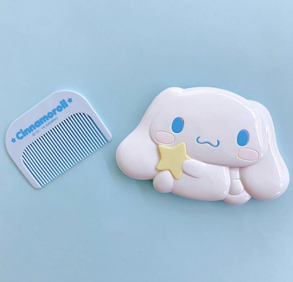 S̟a̟l̟e̟ 380 บาท หวี+กระจกพกพา ลายลิขสิทธิ์ C̟i̟n̟n̟a̟m̟o̟r̟o̟l̟l̟ แท้ สินค้าจากญี่ปุ่น #cinnamoroll #cinnamon #sanrio #shopee #sanriothailand #ชินนาม่อน #ชินนาโมโรล #สินค้านำเข้า #สินค้าชินนาม่อน #c̟i̟n̟a̟n̟n̟a̟m̟o̟n̟