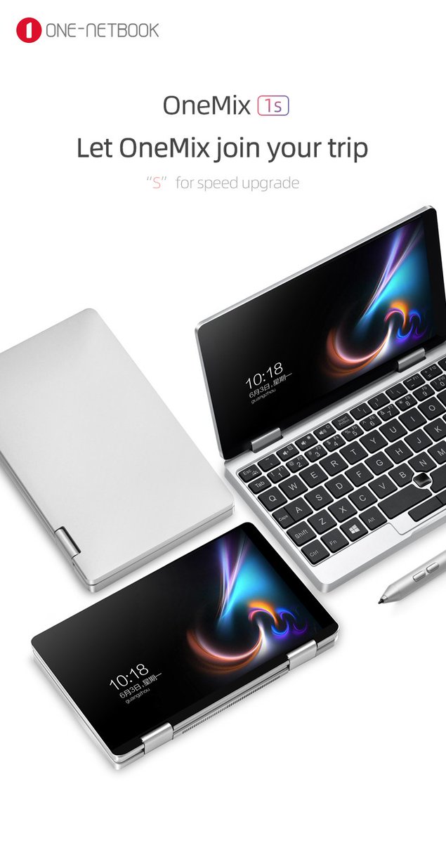 Crystal74551665's tweet photo. #OneMix1S the smallest and most affordable mini laptop, intel 3965Y CPU, 7 inch IPS screen, 8GB+256GB, 360 degree YOGA, fingerprint scanner... small but powerful, contact me, i will offer you best price. https://t.co/f9lRidGe3b