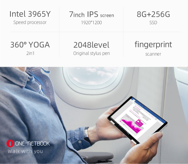 Crystal74551665's tweet photo. #OneMix1S the smallest and most affordable mini laptop, intel 3965Y CPU, 7 inch IPS screen, 8GB+256GB, 360 degree YOGA, fingerprint scanner... small but powerful, contact me, i will offer you best price. https://t.co/f9lRidGe3b