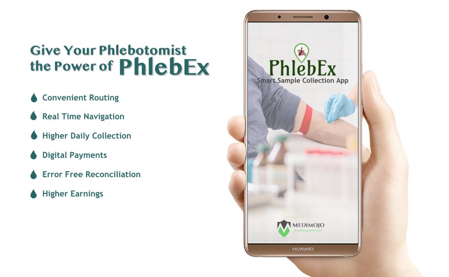 medimojo's tweet photo. #PhlebEx - The Digital #Phlebotomy

The 'NO SWEAT' Home sample Collection Automation Platform from #Medimojo.

For Demo, contact: +91 8448 014375
Write to us at support@medimojo.in https://t.co/Zq9ZK81U35