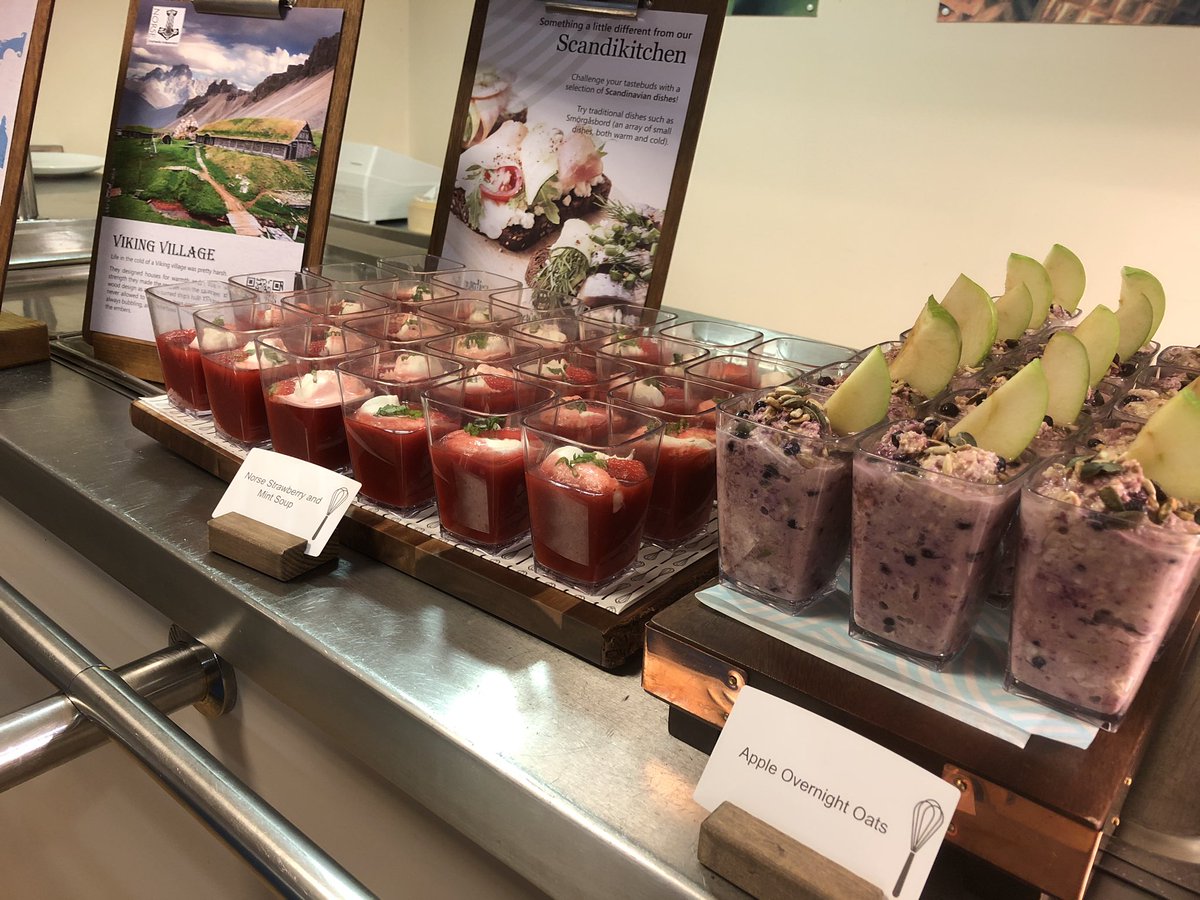 plascottfra's tweet photo. #HappyTHORSday @EmbleySenior starting Nordic November with a #norse #breakfast for our boarders @EmbleyBoarding @chartwellsUL @ChartwellsInd @EmbleyHead @spj_cook @m_pateman @ChartwellsInd https://t.co/0VvQWh9Ylt