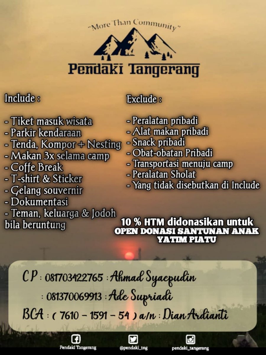pendaki_tng's tweet photo. 7th berdikari.
#salamlestari https://t.co/f1g261wRpZ