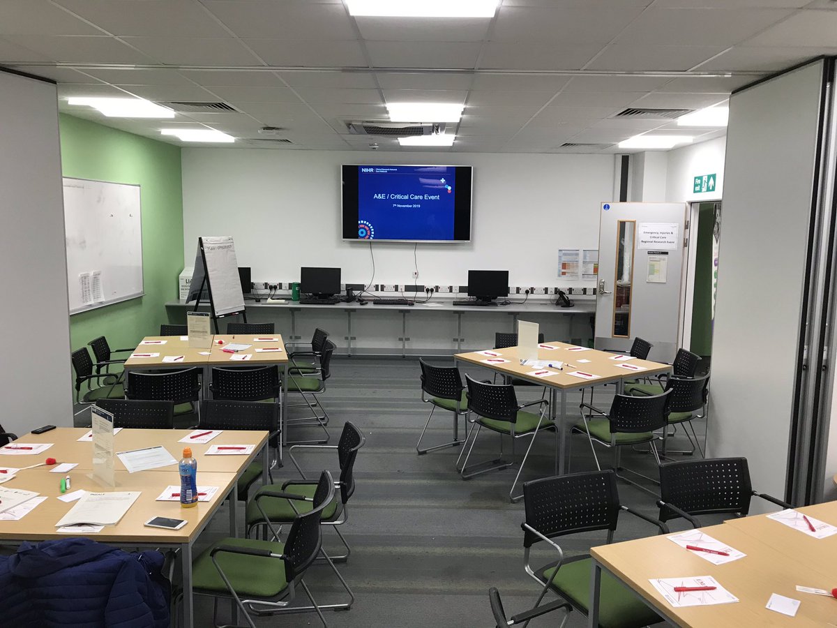 We’re ready to start our Emergency, Injuries and Critical Care Regional Research Event 😊