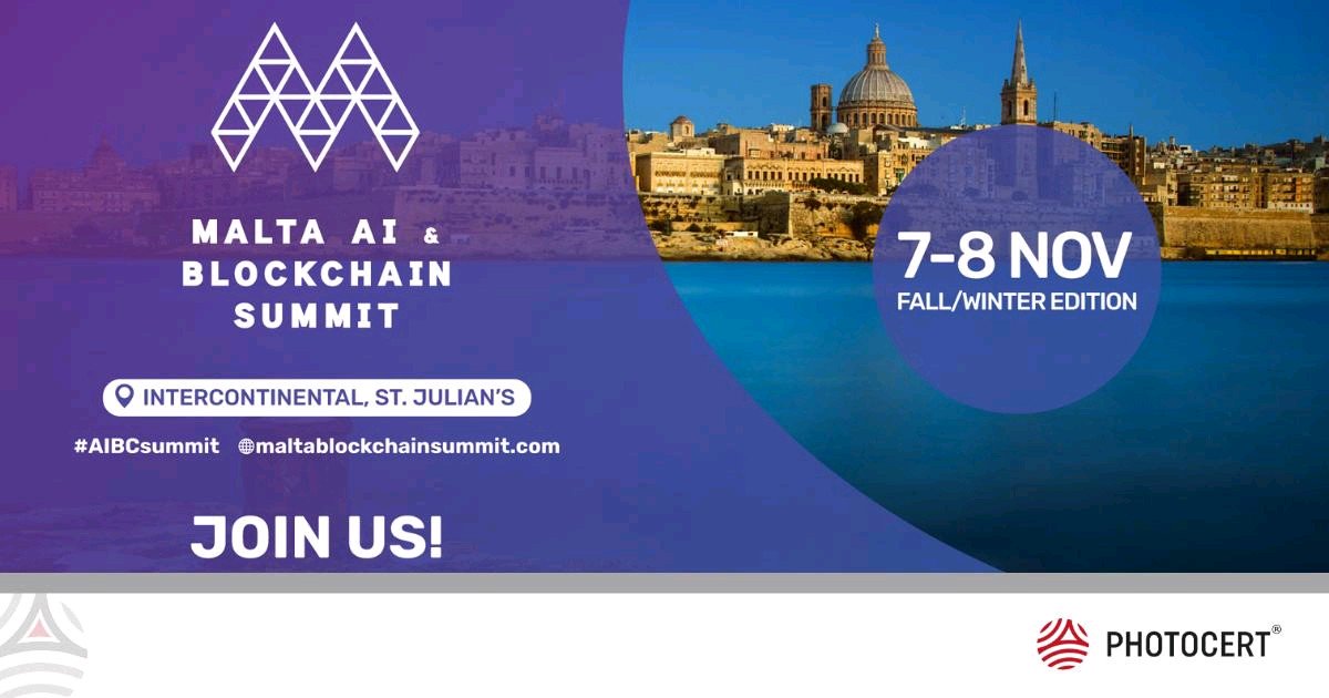 PHOTOCERT (@photocert) on Twitter photo 🔹️Today we’ll be in Malta at the <a href="/AIBCsummit/">satish singh rajput</a> after being selected as one of 10 startups globally.
⏰We can’t wait to showcase how Photocert uses AI and Blockchain to enhance digital inspections securely!
#AIBCMalta2019
#AIBCsummit #AI 🔹️Today we’ll be in Malta at the <a href="/AIBCsummit/">satish singh rajput</a> after being selected as one of 10 startups globally.
⏰We can’t wait to showcase how Photocert uses AI and Blockchain to enhance digital inspections securely!
#AIBCMalta2019
#AIBCsummit #AI