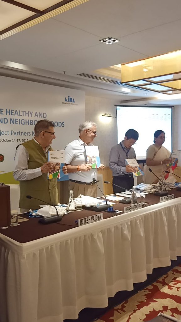 NIUA_India's tweet photo. Making Cities Work: Policies &amp; Program in India a recent publication was released by Honourable Secretary @Secretary_MoHUA under Sustainable, Healthy &amp; Learning Cities &amp; Neighbourhoods @SHLC_Cities project at NIUA supported by @GCRF

#InclusiveNovember 
#SDG11 
#CitiesforPeople https://t.co/5acSTO6utj