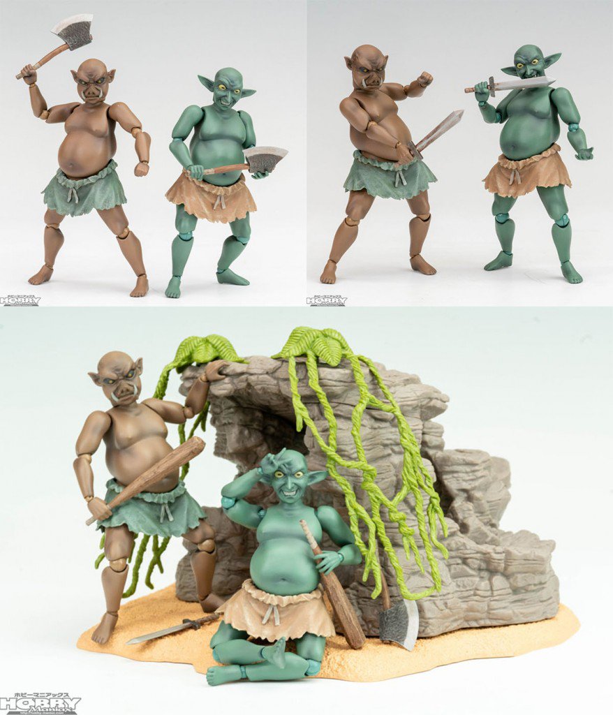 レビュー】ダイキ工業・ついに可動フィギュアでオークとゴブリンが登場