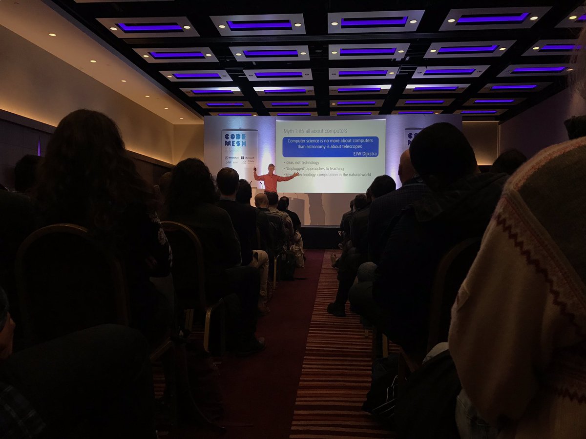 SRoberts_NCCE's tweet image. “Computer science is no more about computers than astronomy is about telescopes” @WeAreComputing @Stevi_e_c #CodeMeshLDN #NCCE #teachcomputing