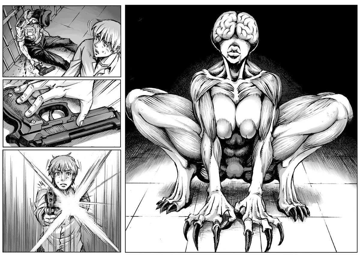 仕上げ作業中。ペンタブの時に比べてデリケートな挙動が出来てる(気がする。) 