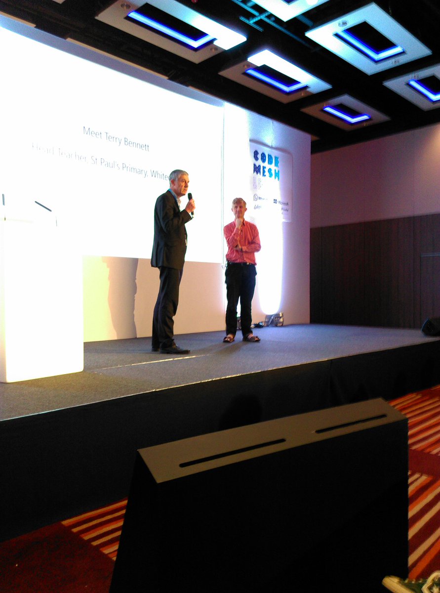 FrancescoC's tweet image. The new computing curriculum was brilliant. - Terry Bennett, head teacher of St Paul&apos;s school in Tower Hamlets. #CodeMeshLDN