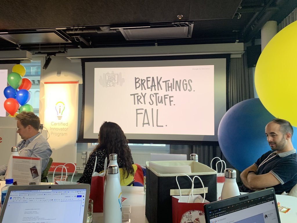 Oakhill_CX's tweet image. Our EdTech Director, Dylan Langheim, is currently in Sweden where he is attending the Google for Education Certified Innovator Program. The program recognises and supports top educators who are using technology to solve meaningful challenges in education. #GoogleEI #SWE19