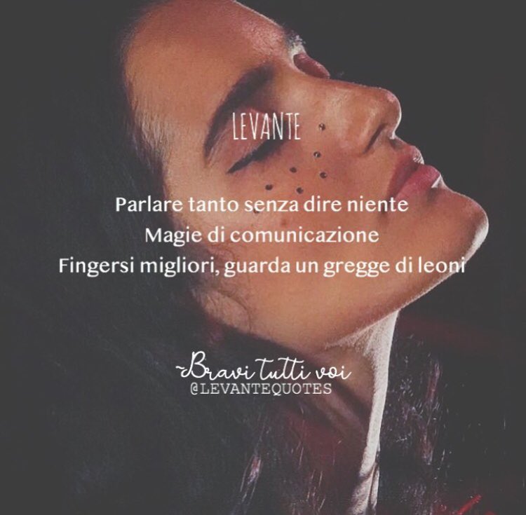 levantequotes's tweet photo. 3. BRAVI TUTTI VOI
“Parlare tanto senza dire niente
Magie di comunicazione
Fingersi migliori, guarda un gregge di leoni!”
👏🏻
.
.
.
@levantecanta #levante #levantecanta #levantescrive #levantequotes #magmamemoria https://t.co/tq6E95L1Jv
