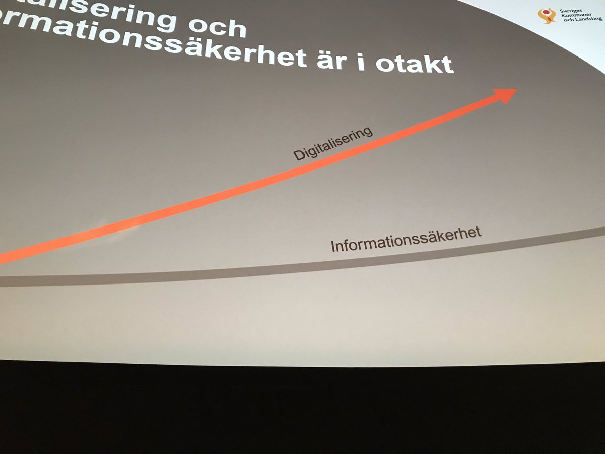 Skrämmande att informationssäkerhet inte harmoniserar med digitalisering #arkivforum