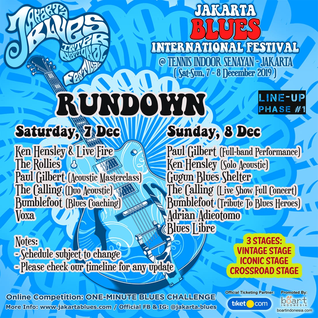 Geronimo 106 1 Fm On Twitter Jakarta Blues International Festival At Tennis Indoor Senayan 7 8 December 2019 Confirmed Line Up Paul Gilbert Ken Hensley The Calling Bumblefoot The Rollies Gugun Blues Shelter Mingo Balaguer
