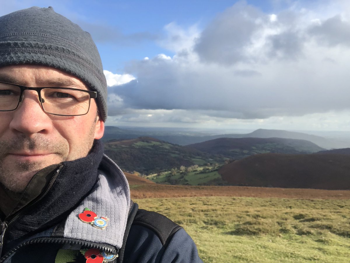 RangersBMLUP's tweet photo. On a mooch around the Black Mountains, love this moody brewing weather, not a living soul about all day. #Rangerlife #BlackMountains #BMLUP https://t.co/wNxzq6KJHf