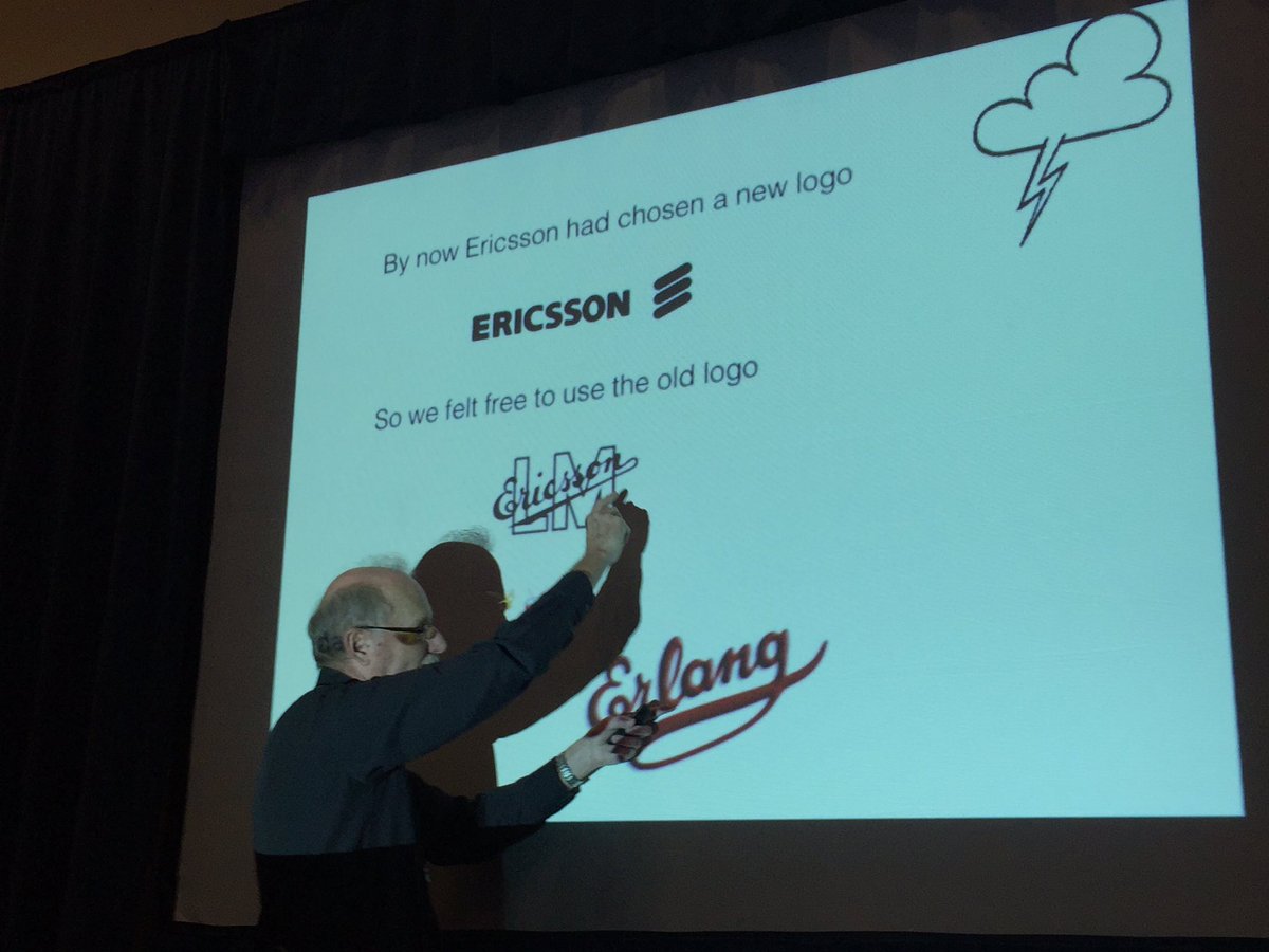 RogerSuffling's tweet image. Interesting talk on “Concurreny Before Erlang” and the history of the Ericsson Computer Science Lab given by #BjorneDåcker #CodeMeshLDN