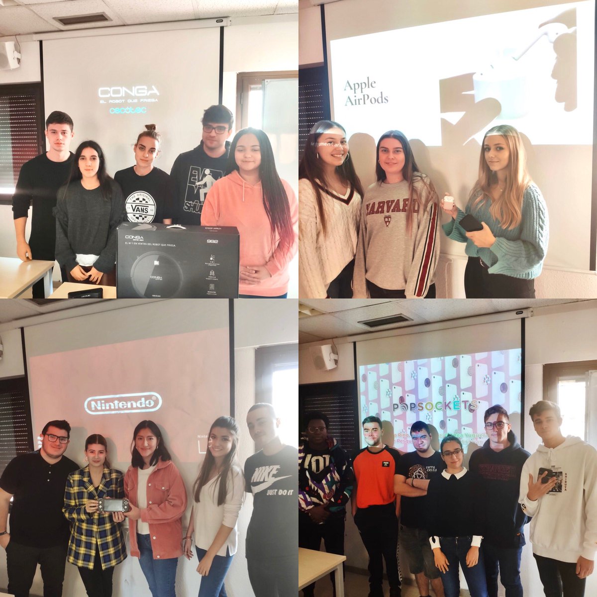 FP_EIP's tweet photo. CFGS Marketing y Publicidad Módulo:Lanzamiento de Productos y Servicios 👨🏽🏫 @Javi_FM21 Hoy alumnos de 2 grupoB diurno presentando sus productos y su #ArgumentariodeVentas @GrupoEIP @EIP_Madrid #AprenderHaciendo #FormaciónProfesional https://t.co/rXSLvYuFFY