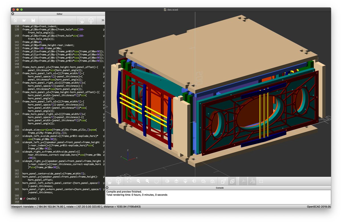 zzzwiw's tweet image. My project to reproduce authentic sound of old  tube radio and reel-to-reel tape machines. More details - motion-soundscape.blogspot.com/2019/11/projec… #synthscaper #loudspeakers #diy #reel2reel #tubesound #openscad #lasercutting #vintage