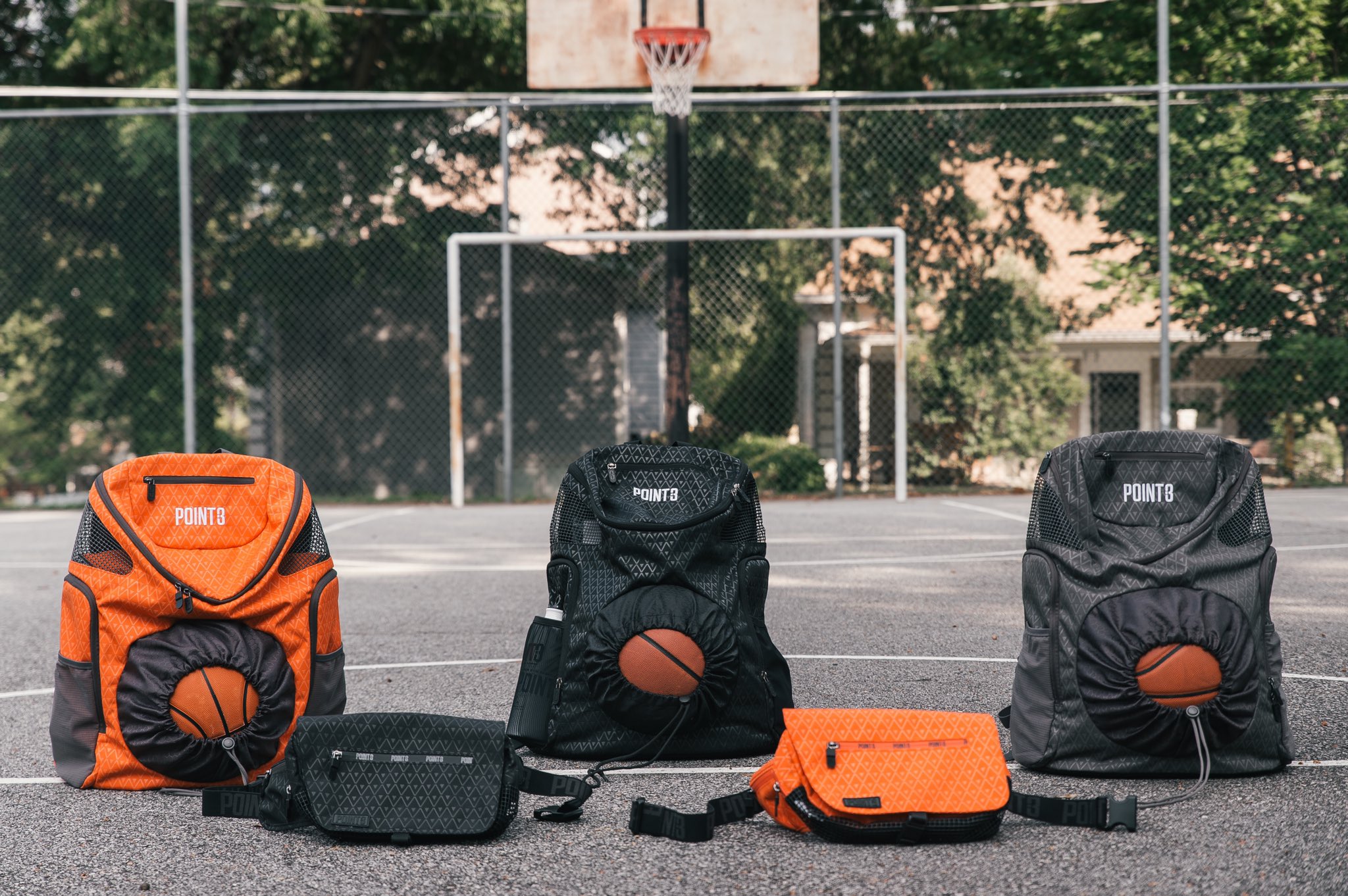 3 point basketball bag