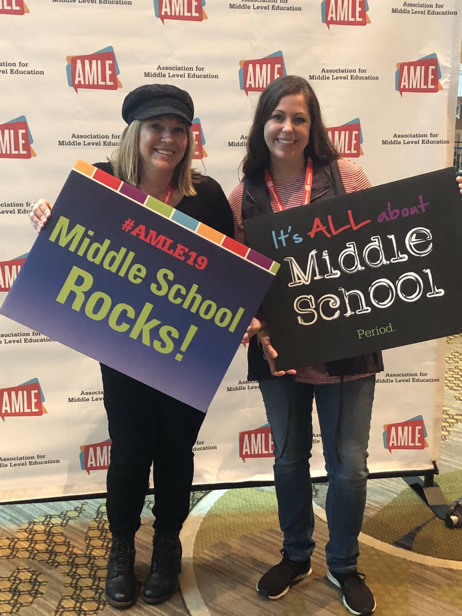 We are so excited for #AMLE19 #MiddleSchoolRocks