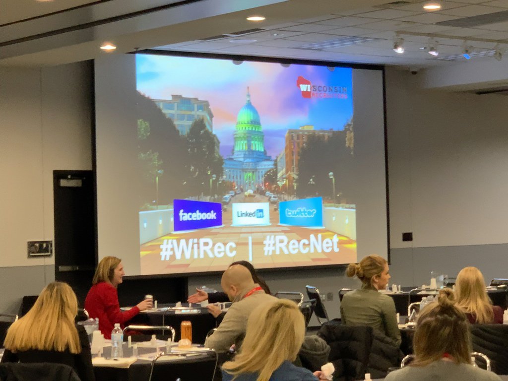 Wisconsin Recruiters Network conference to start my Thursday. #wirec #recnet