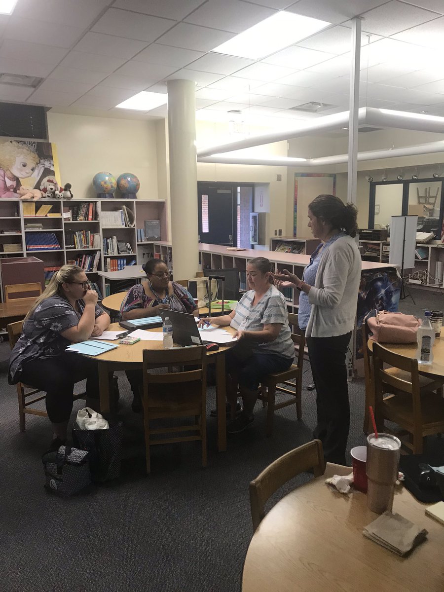 KimLandtroop's tweet photo. School-based PD with the coach and AP today! Working with all teachers in grades K-5. #dcpsmath https://t.co/pHpbQql8Xx