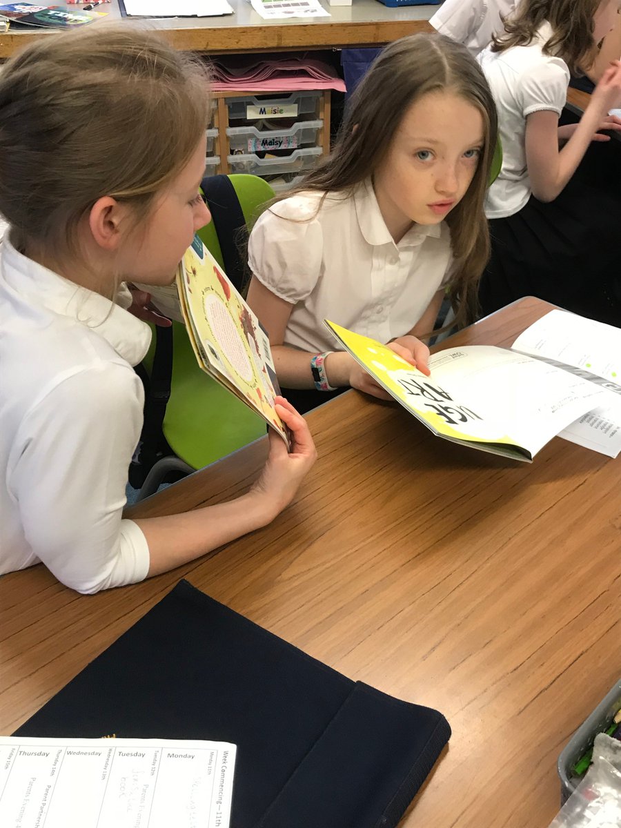 #P6FerrydenPS sharing their reading books with  peer groups, analysing and evaluating what they and their partner had read.  Great discussion and questioning skills were evident and lots of enjoyment.  "I really want to read my partner's book now!" #BellaFPS #EvanFPS