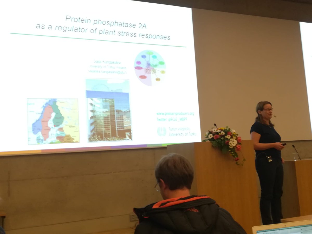 Kirk Overmyer (@kirkovermyer) on Twitter photo Always nice to hear Saijaliisa Kangasjärvi present: PP2A as a regulator of plant stress response. #PICW <a href="/FCoE_MBPP/">FCoE MBPP</a> <a href="/UniTurku/">Turun yliopisto - University of Turku</a> Read about our collaborative work here: plantphysiol.org/content/early/… and more of her work here: onlinelibrary.wiley.com/doi/full/10.11… Always nice to hear Saijaliisa Kangasjärvi present: PP2A as a regulator of plant stress response. #PICW <a href="/FCoE_MBPP/">FCoE MBPP</a> <a href="/UniTurku/">Turun yliopisto - University of Turku</a> Read about our collaborative work here: plantphysiol.org/content/early/… and more of her work here: onlinelibrary.wiley.com/doi/full/10.11…