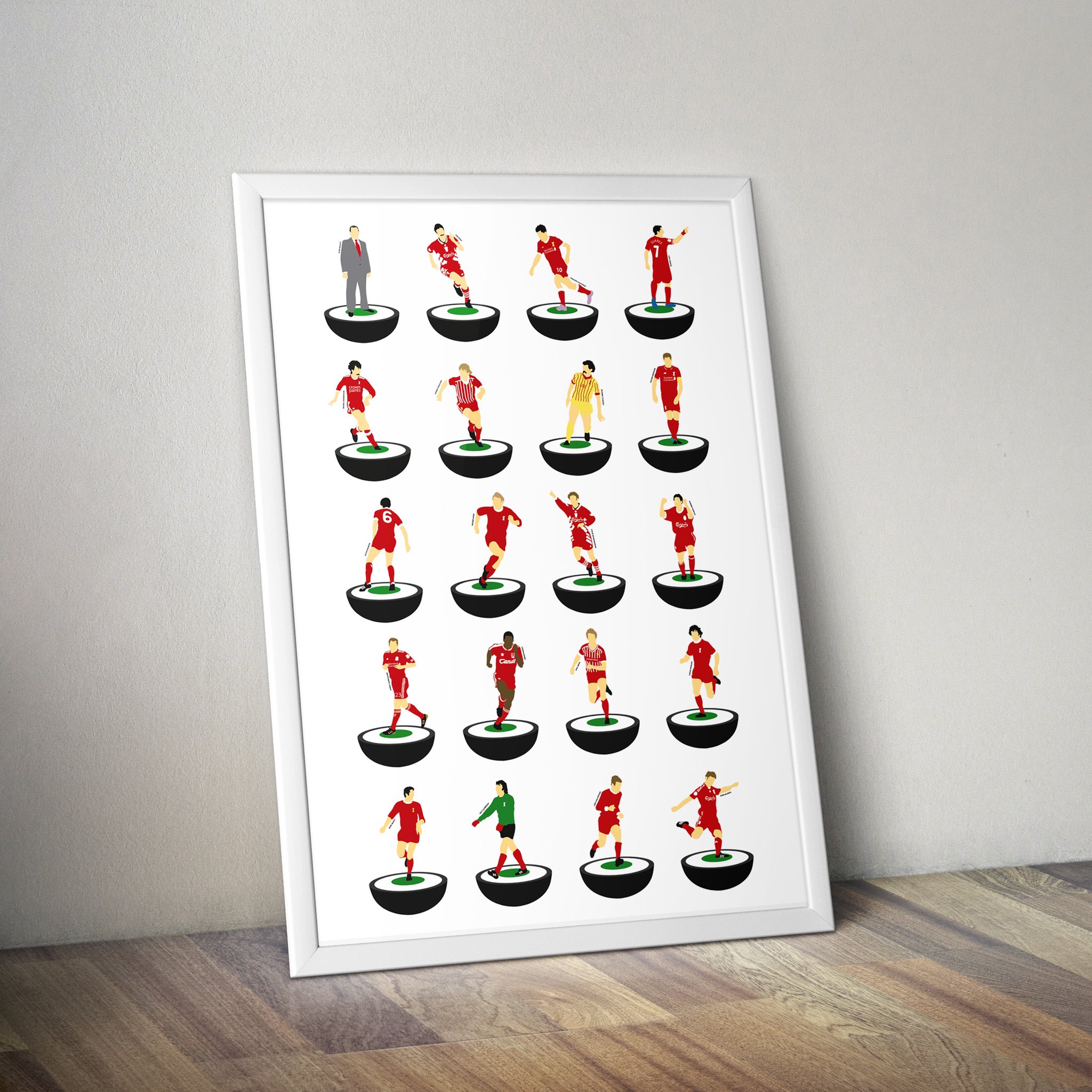 Happy Birthday to John Barnes features on our Liverpool, Watford and England prints 