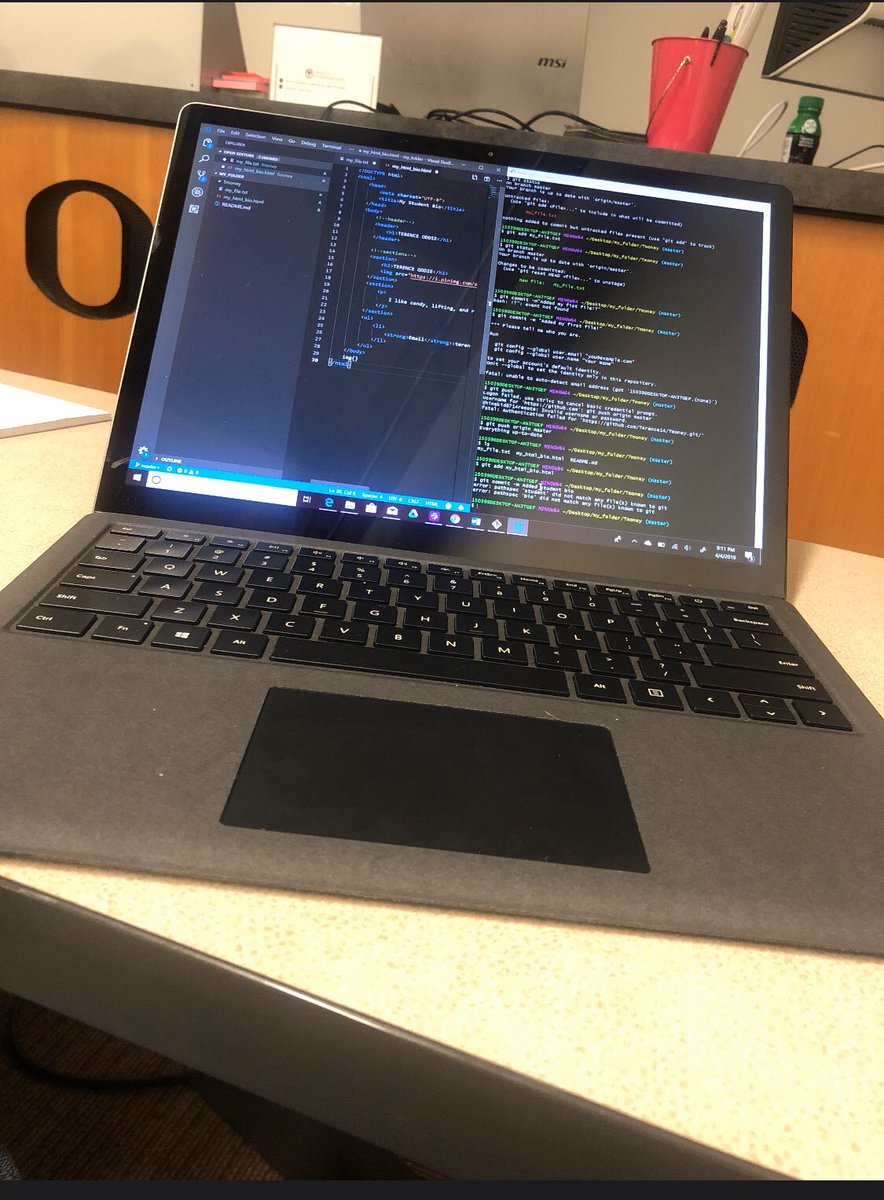 bigbattz's tweet image. I have no clue what I’m doing, but I’m doing it.🤷🏾♂️💻#gitbash #github #VScode #javascript #CSS3 #HTML5 #Microsoft
