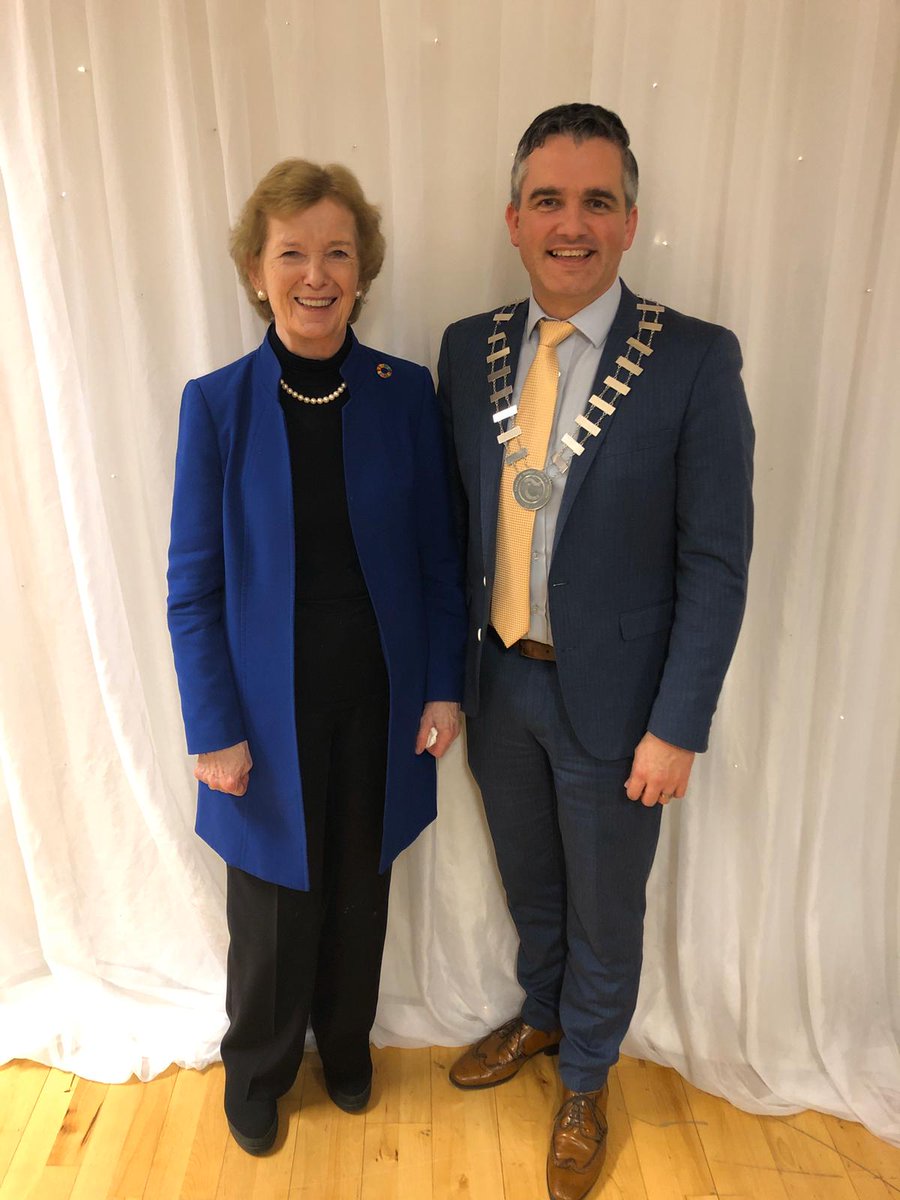 The #Tipperary International #Peace Award was presented to Mary Robinson today after 5 decades of building peace &amp; as an outspoken advocate on the effects of climate change on the poorest and most vulnerable. Well done to <a href="/martinquinns/">Martin Quinn</a> and the committee.
