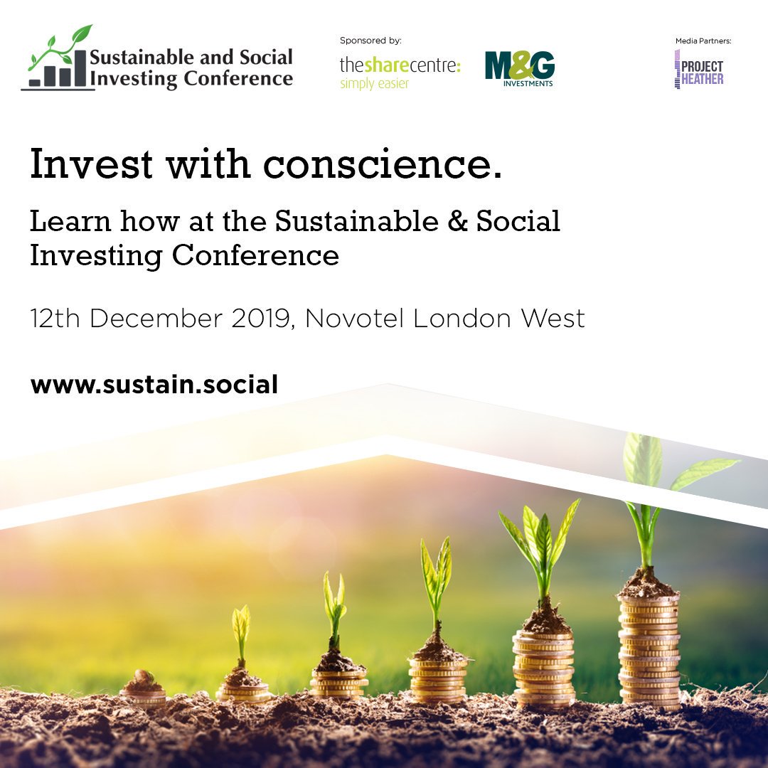 Get involved with us on 12 December at sustain.social and teach the world how to invest purposefully with conscience. #impactinvesting