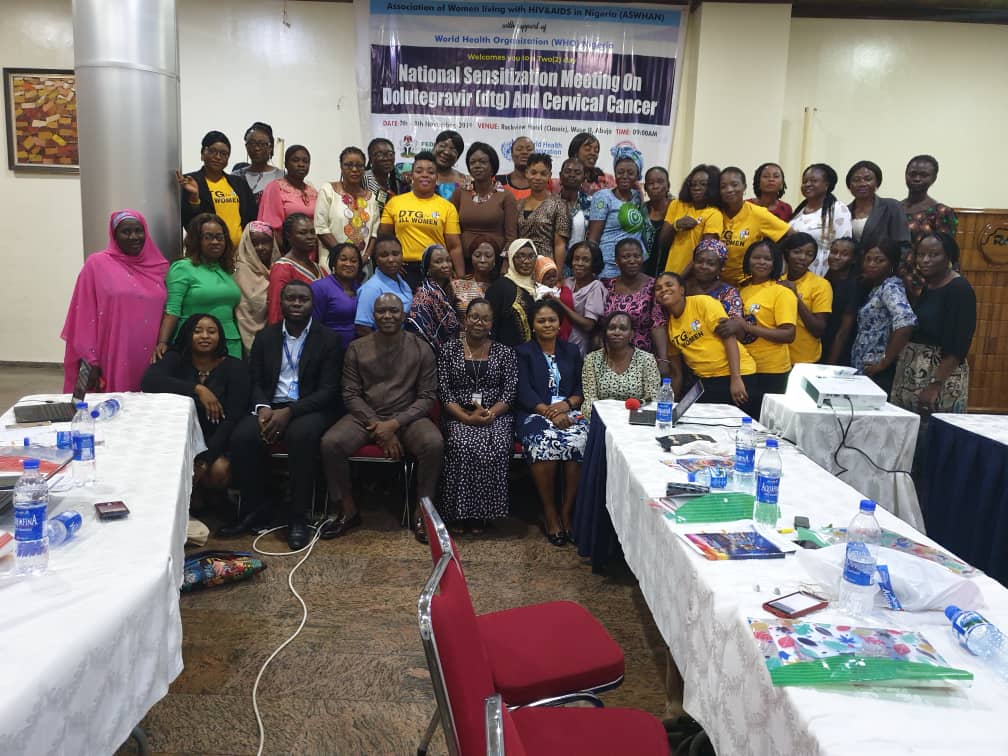 AswhanNg's tweet photo. Happening now at Rock view Hotel Classic ASWHAN National Sensitisation meeting on Dolutegravir (DTG) and Cervical cancer with Support from WHO Nigeria.
#aswhan
#women
#dtg
@WHONigeria
#cervicalcancer
#elimination https://t.co/QRO0sELP3g
